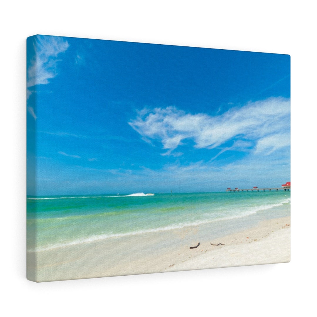 Clearwater Beach Art Print Canvas / Poster Home Decor Etsy