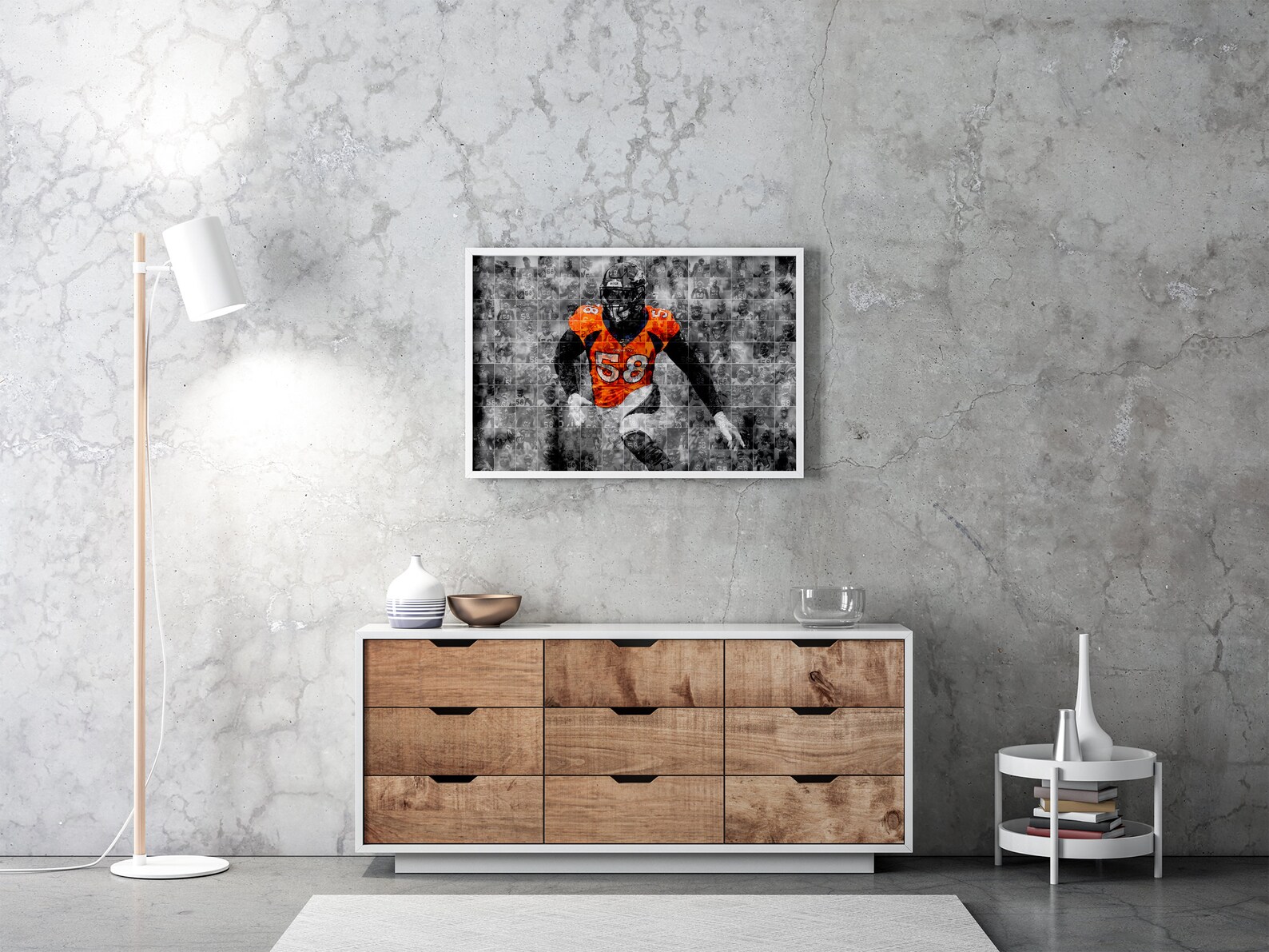 Von Miller cartel Denver Broncos Decoración NFL Football | Etsy