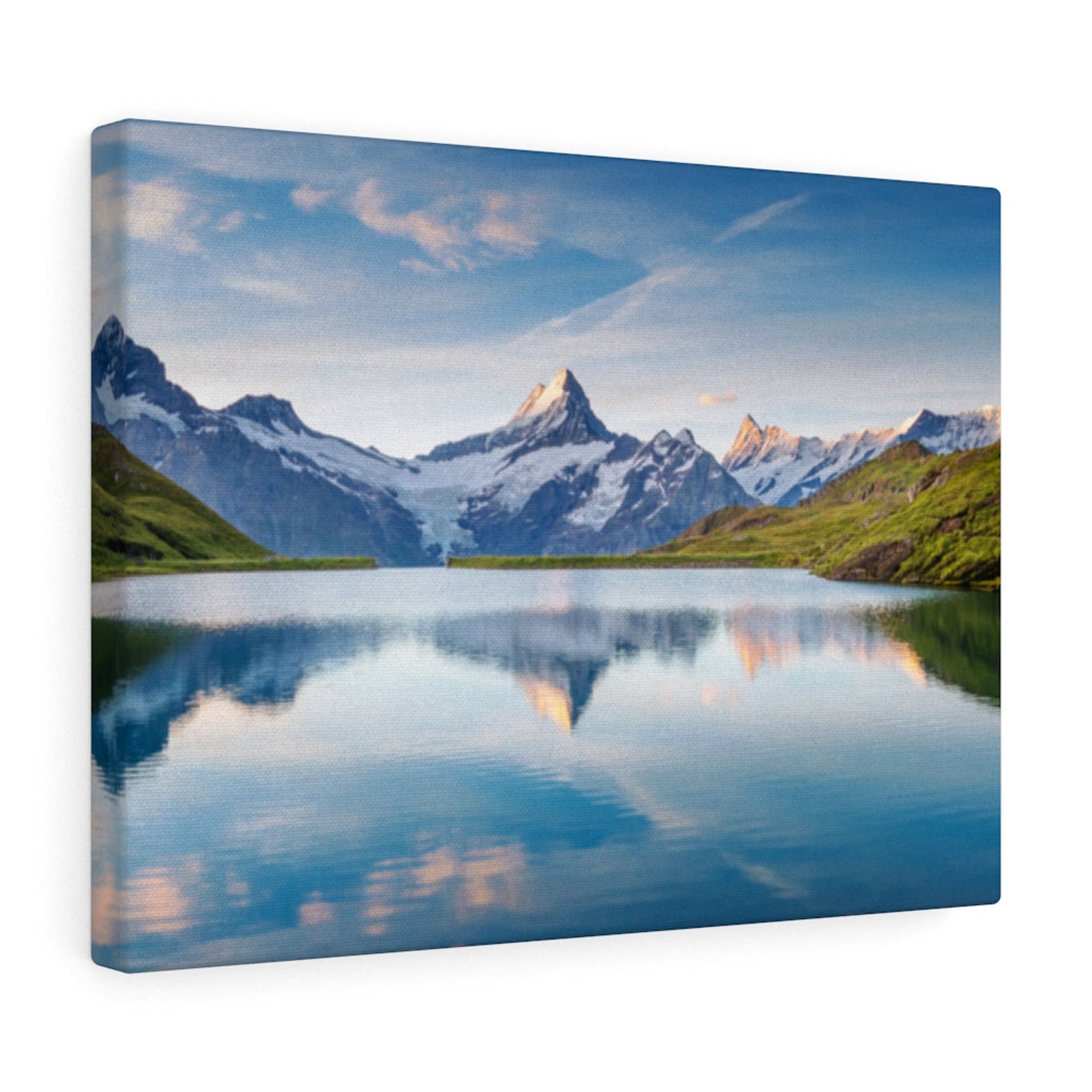 Snowy Mountain Canvas / Poster Print Wall Decor Home Etsy