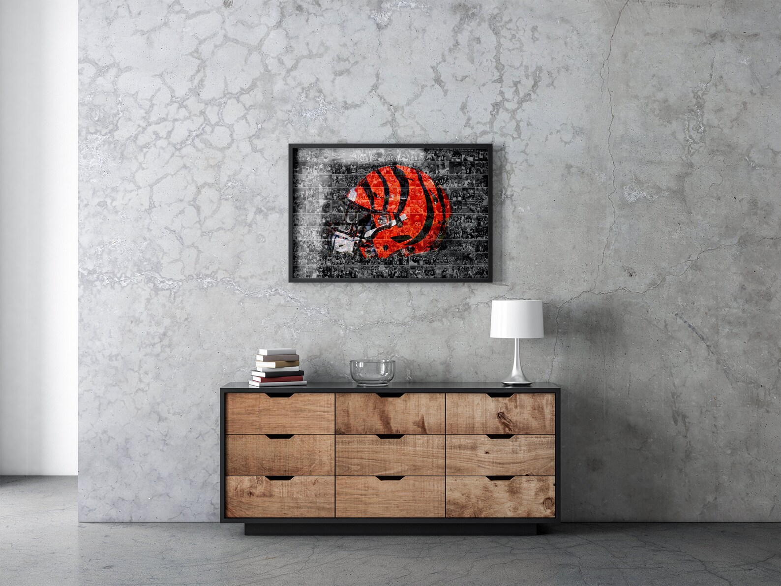 Cincinnati Bengals Cartel Bengalas Decoración NFL Casco de | Etsy
