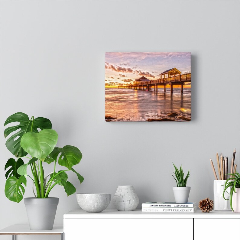 Clearwater Beach Art Print Canvas / Poster Home Decor Etsy