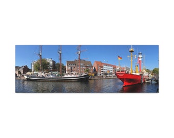 Emden Germany Photography Print, German Cities, Deutschland, Home Decor Wall Art, Fine Art, Canvas Print, Custom Gift, Pano