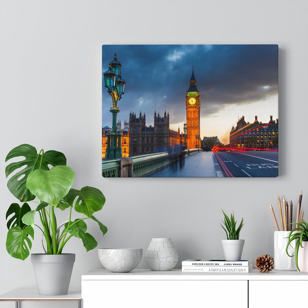 Big Ben Canvas Print London England | Etsy