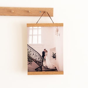 Tissu à accrocher au mur pour photo de mariage, 2e anniversaire de mariage en coton, cadeau pour mari, cadeau pour femme, impression murale photo le jour du mariage