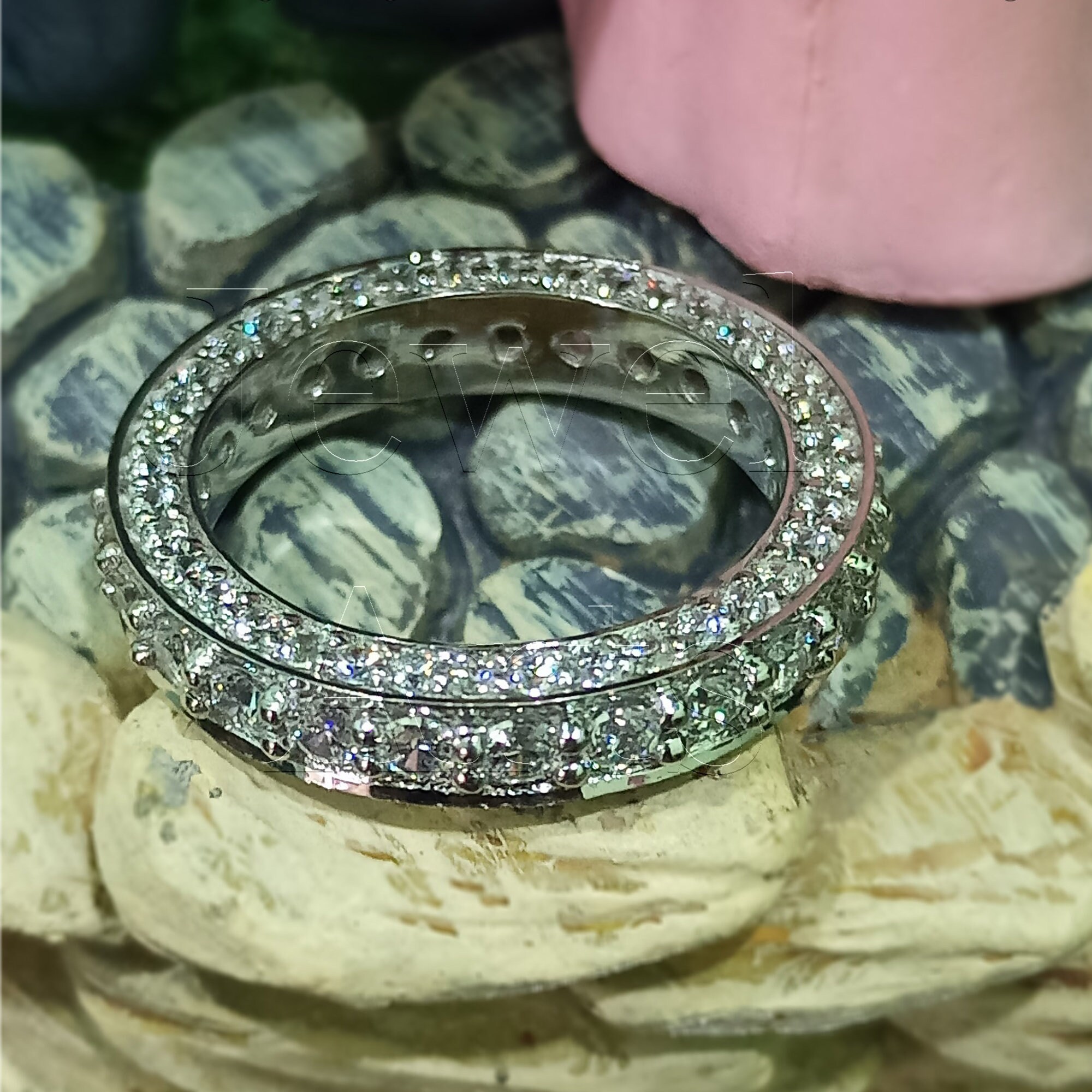 Eternity Ring, Stackable Ring, Bridal Ring, Anniversary Ring, Gift for ...