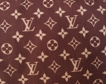 Louis Vuitton Inspired Cotton Fabric By The Yard