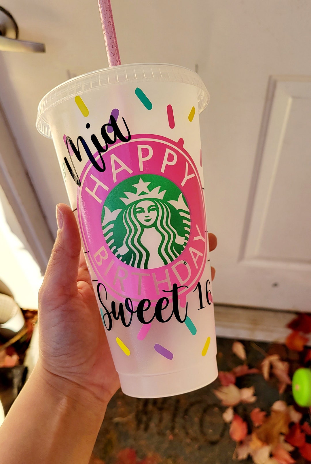 Birthday Sprinkles Tumbler / Birthday Gift Cup / Coffee Lover Gift