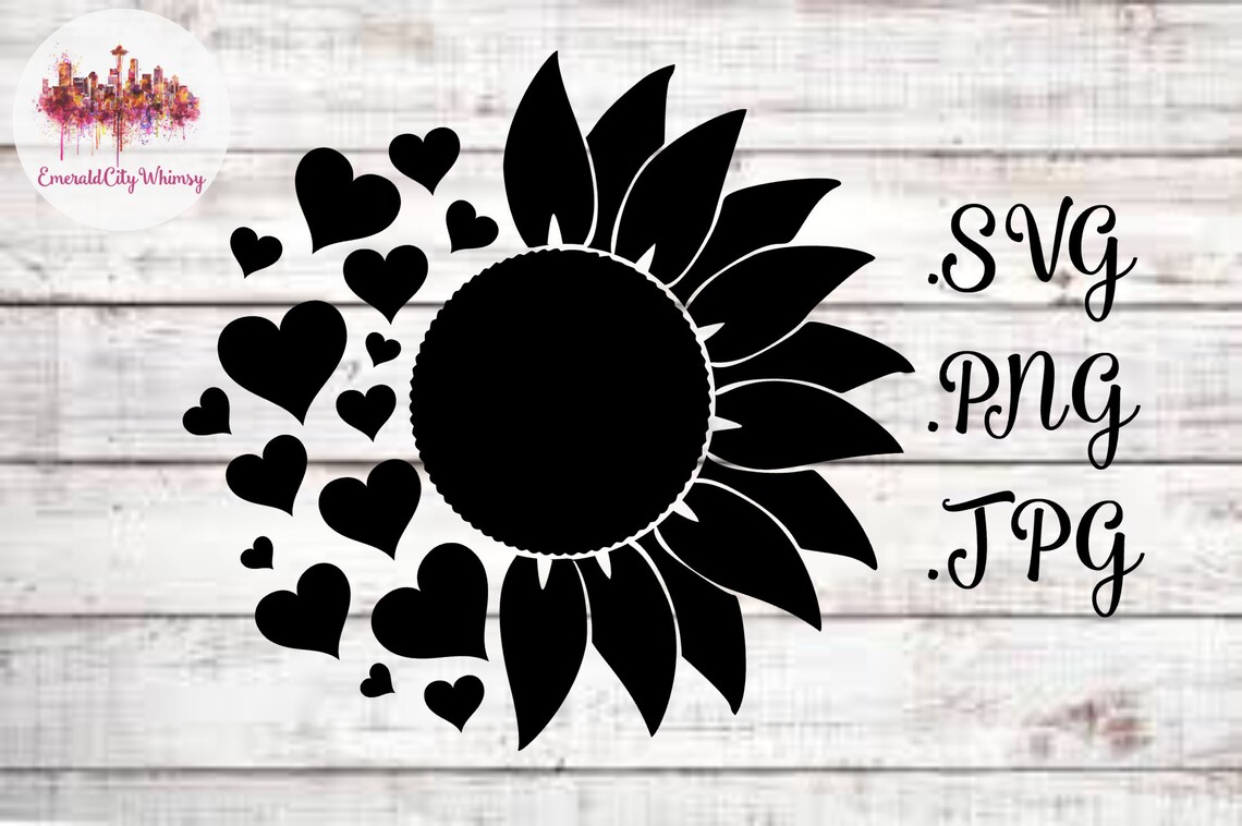 Free Free 245 Sunflower Heart Svg Free SVG PNG EPS DXF File