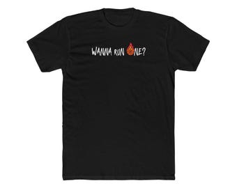 Wanna Run One? T-Shirt | Basketball | High-quality DTG Print | Unisex Cotton Crew T-Shirt