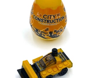 City Construction Building Brick Block Bulldozer set 2 in 1