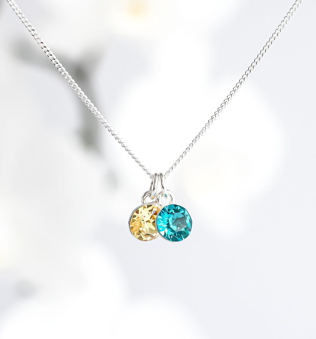 2 stone mothers necklace discount