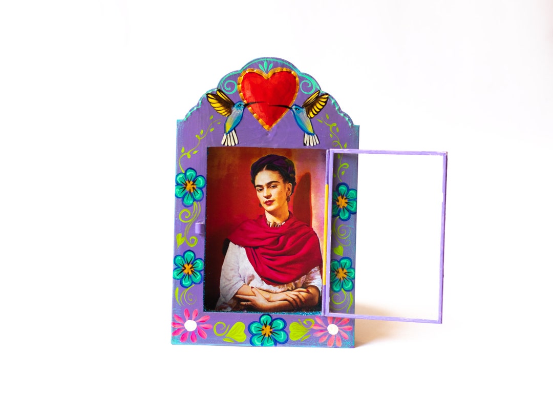 Mexican Large Rectangle Frida Nicho Frame main image 1
