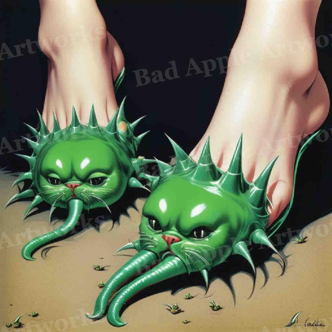 Nasty Cat Feet PNG File - Etsy