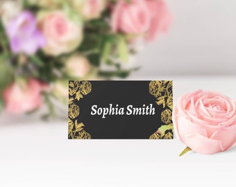 Place Card Template / Name Tags / Wedding Decorations / Instant Download