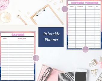 2020 Digital Budget Planner, Finance Planner Printable, Money Management