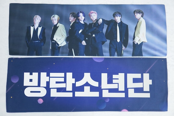 BTSメンバー全員スローガンバナー | バターバージョン - Etsy 日本