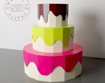 Download 3d Cake Svg Etsy