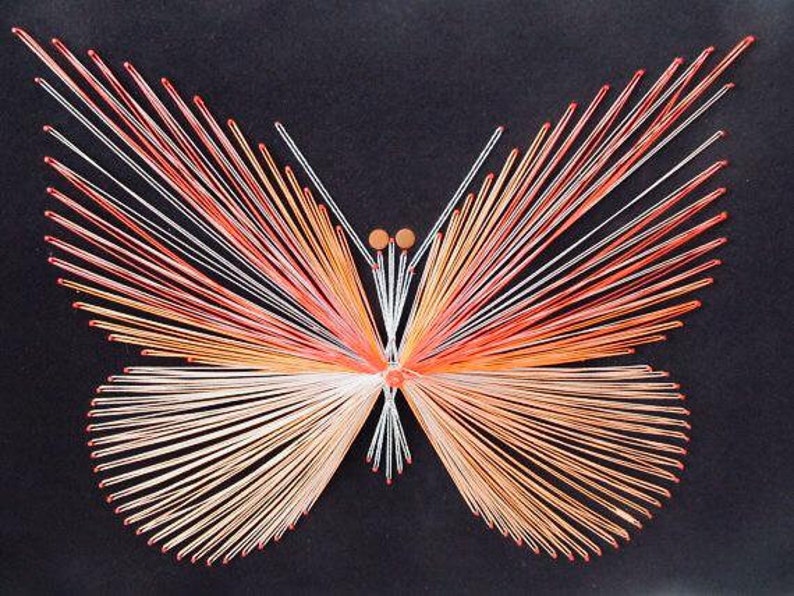 Butterfly Nail String Art Stencils - wide 4