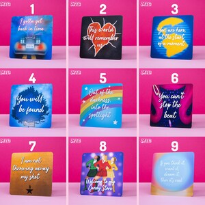 Musical Theatre Quote Mini Prints: Collectible Gift Set (10x10cm) image 3