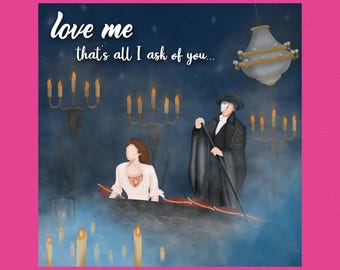 Phantom of the Opera musical theatre print