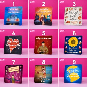 Musical Theatre Quote Mini Prints: Collectible Gift Set (10x10cm) image 7