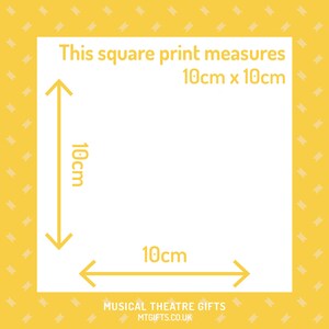musical theatre gift mini print theatre Stacey gift for musical fans