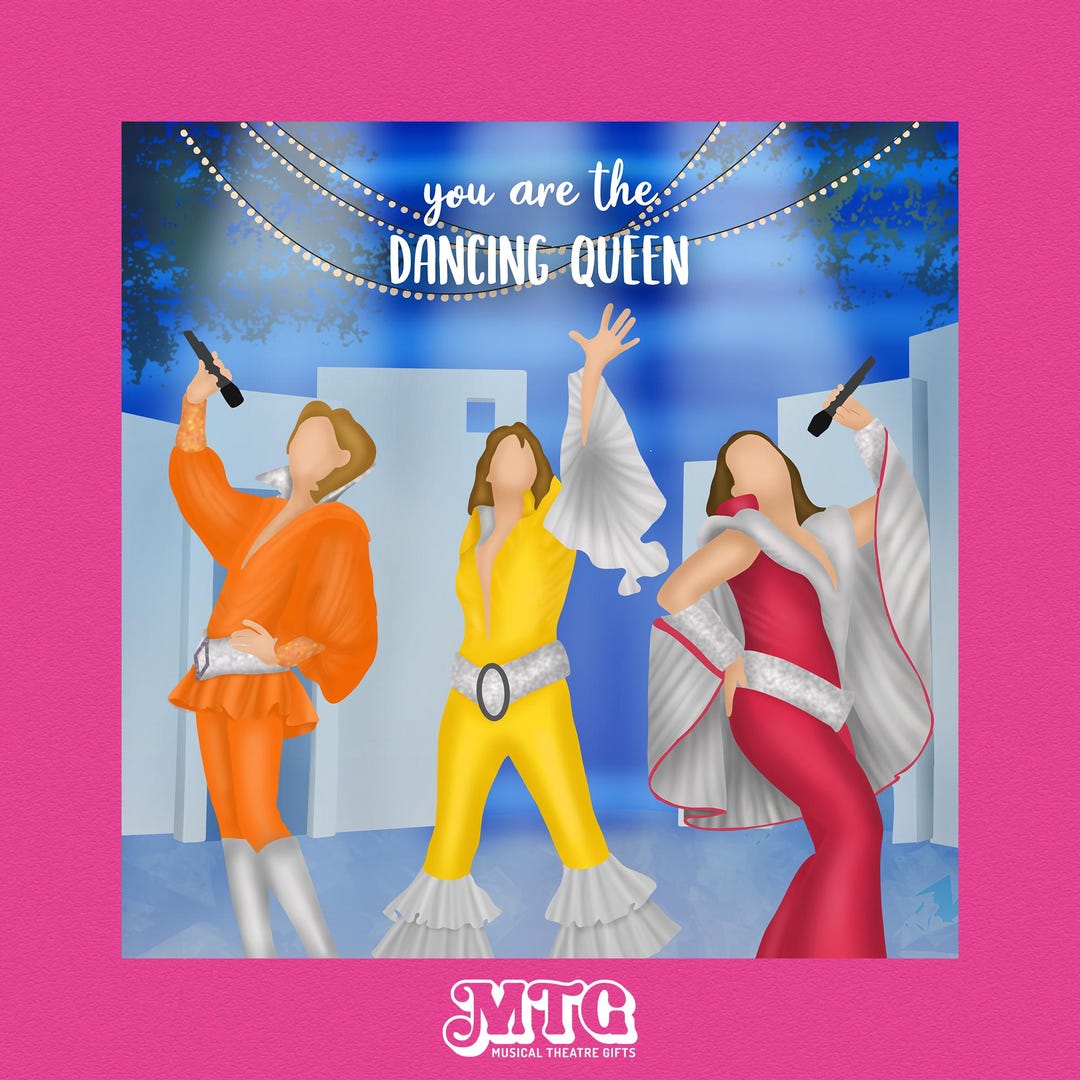 Mamma Mia the Musical Theatre Print Dancing Queen Gift - Etsy