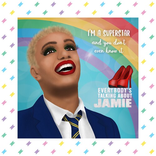 Musical Print Series Everybodys Talking About Jamie - Etsy