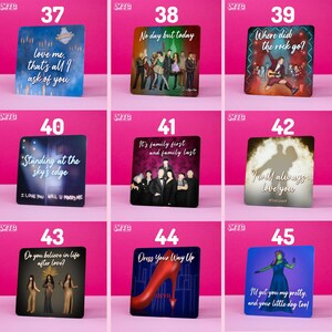 Musical Theatre Quote Mini Prints: Collectible Gift Set (10x10cm) image 11
