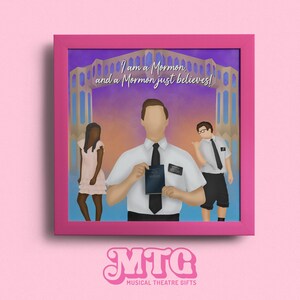 Book of Mormon musical theatre print