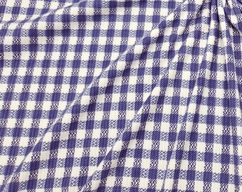 gingham jersey fabric