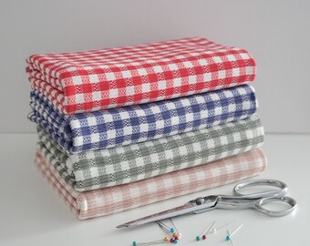 gingham jersey fabric