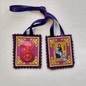 Pendentif Croix Catholique Du Pardon - Flamme émail Blanc, Acier Inoxydable, Avec Collier, 47x28 Mm