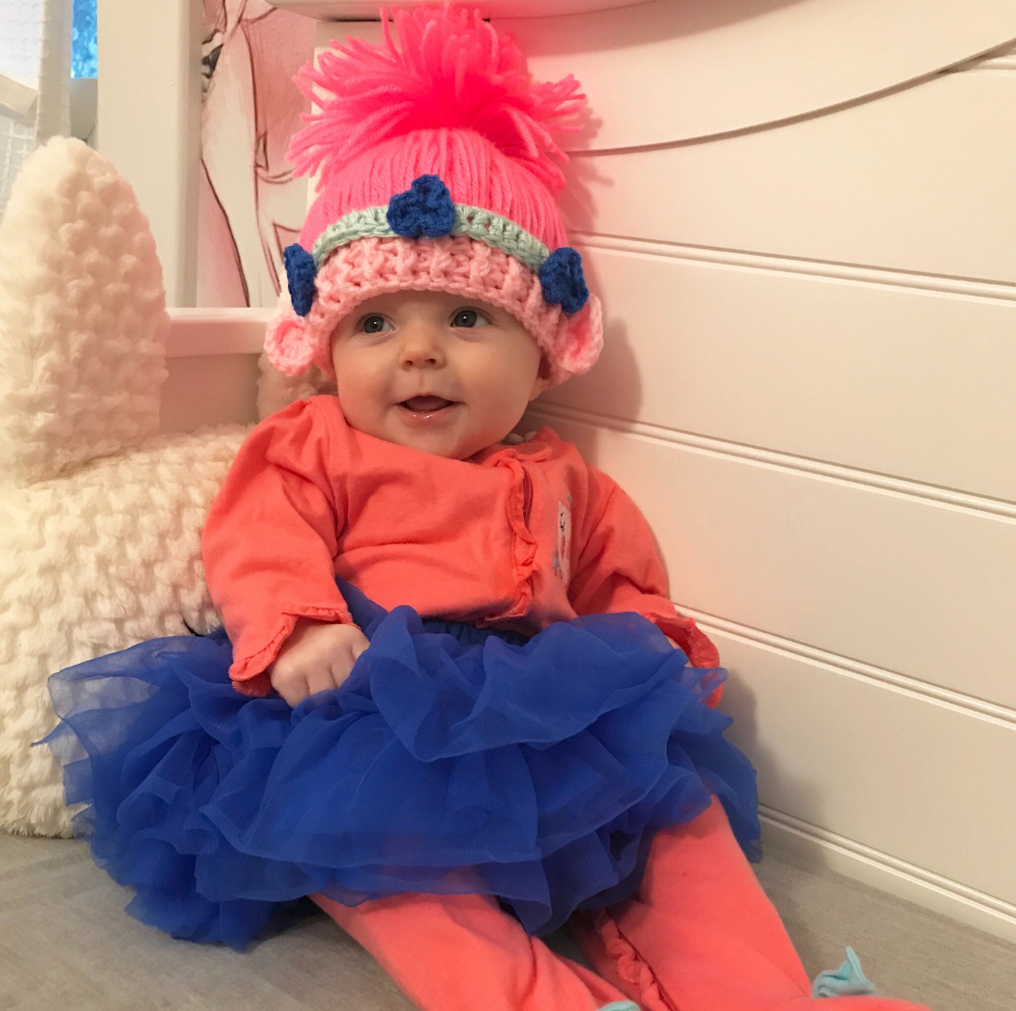 Crochet Princess Poppy Hat Inspired by 