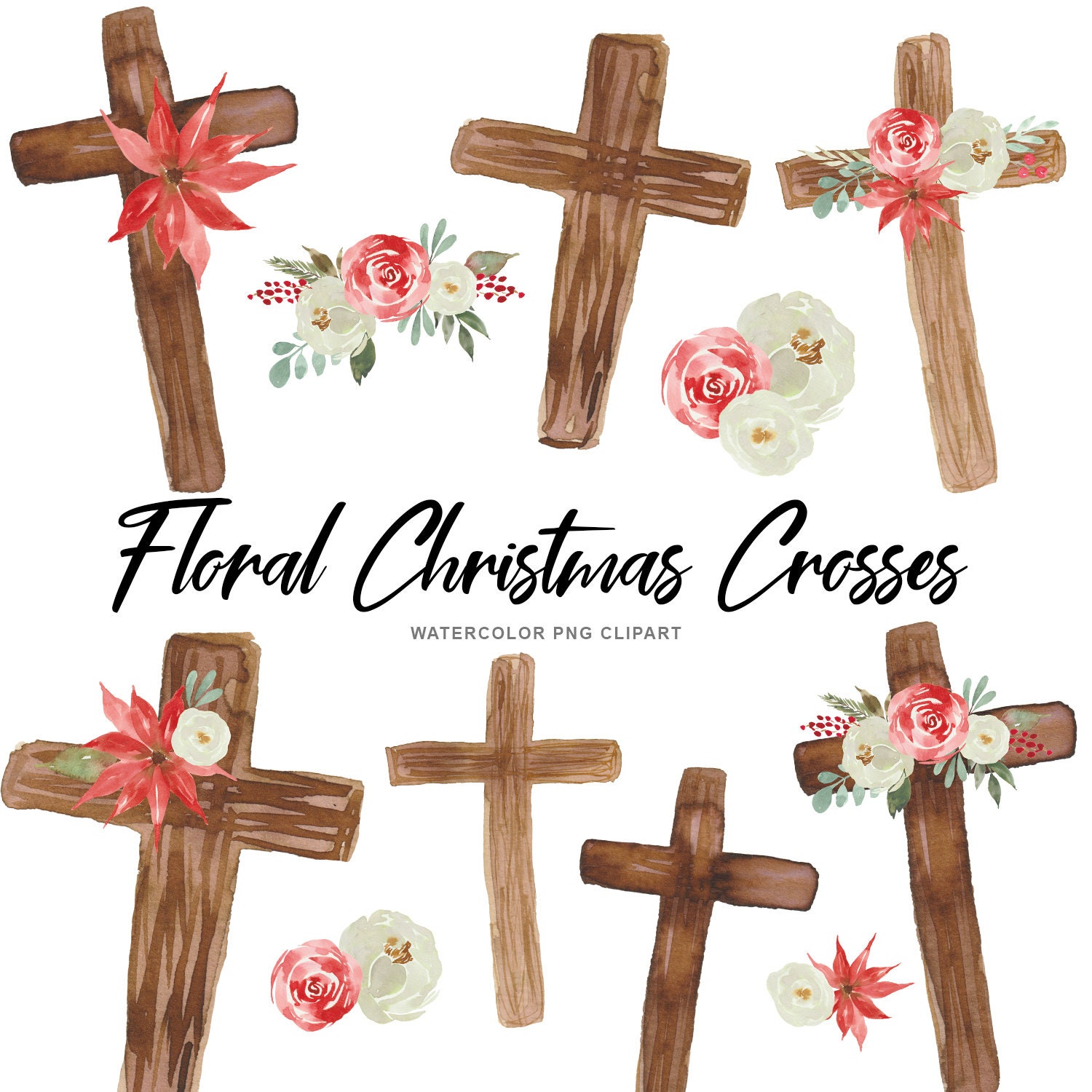 Plain Wooden Cross Clipart
