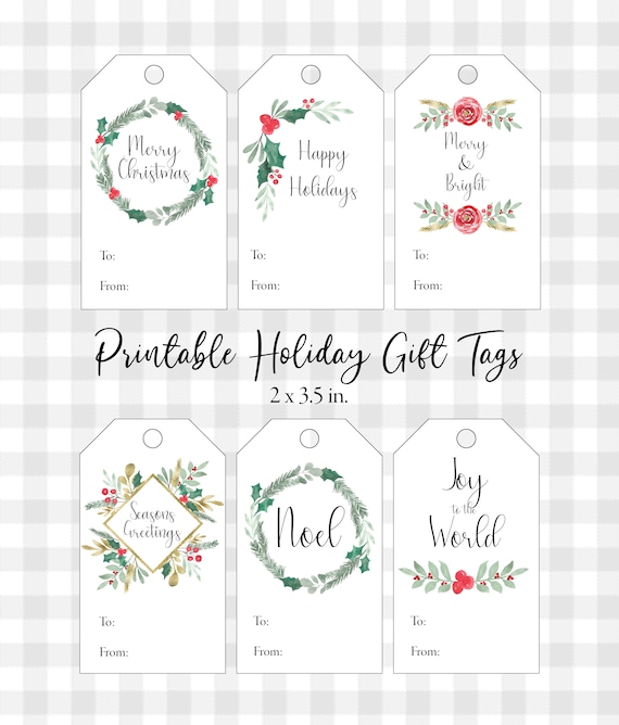 Christmas tags etsy Clearance