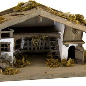 Allgäu nativity stable, mini