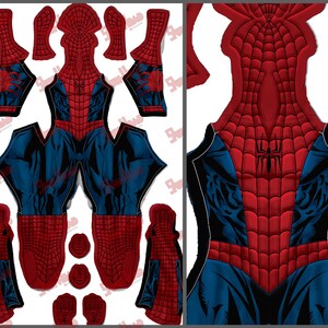 Replica Costume Japanese Spider Man Printed On Etsy Replica Costume Japanese Spider Man Printed On Etsy