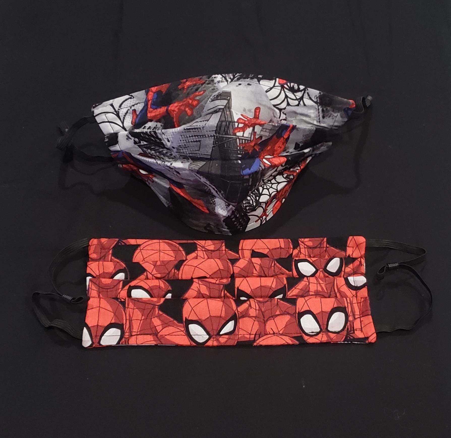 Spiderman Face Mask REVERSIBLE Breathable/Reusable/Sewn in Etsy