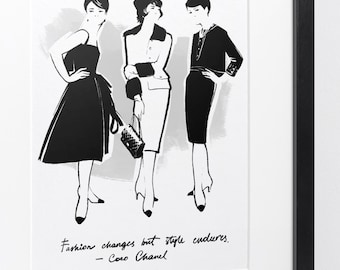 ココ シャネルの名言 ジクレープリント ファッション ポスター