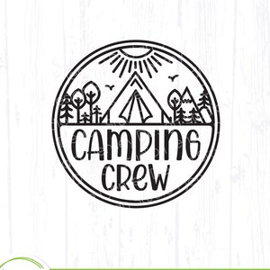 Camping Crew Svg Tent Camper Png Adventure Outdoor Travel - Etsy