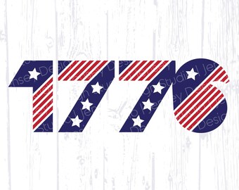 1776 svg, 4 de julho png, Estrelas e listras, Design de camiseta conservadora pró-armas, Arte de letreiro americano vintage, Download da segunda emenda