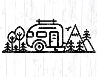 Free Free 174 Camping Scene Svg SVG PNG EPS DXF File