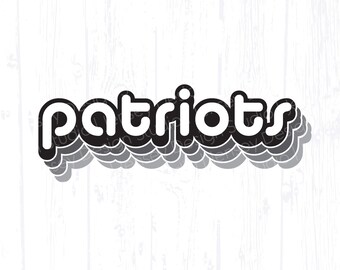 Patriots svg Team Mascot, School Spirit Wear png, Patriot Pride Artwork, Sports Fan Support Shirt, Digital Download, Trendy Cut File dxf eps