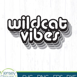 Wildcats svg, camiseta School Spirit Pride png, ilustración del equipo de fútbol Wildcat, mascota de fanático de los deportes, idea para maestros, descarga digital, archivo de corte dxf