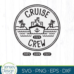 Tripulación de crucero svg, viaje divertido de chicas a la playa png, diseño de camiseta de equipo de vacaciones, descarga de imágenes prediseñadas de camiseta de crucero grupal de amigos y familiares, despedida de soltera