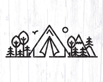 Download Camping Scene Svg Etsy