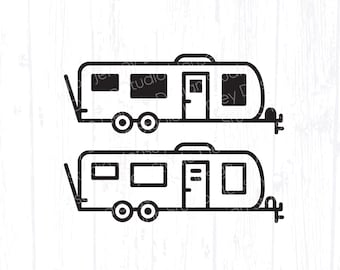 Download Travel Trailer Svg Etsy