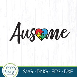Autismus Bewusstsein png, Puzzleteile, Liebe Herz Stolz Cut File Design, Inspiration Zitat, Clipart Download Cricut