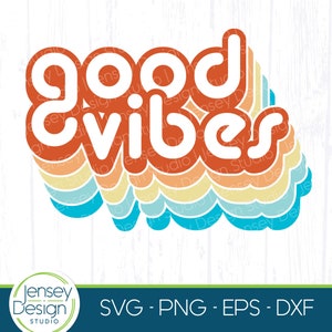 Good Vibes Svg 70s Summer Retro Beach T-shirt Png Trendy - Etsy